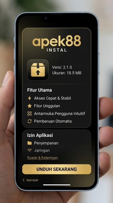 Tampilan halaman APK apek88