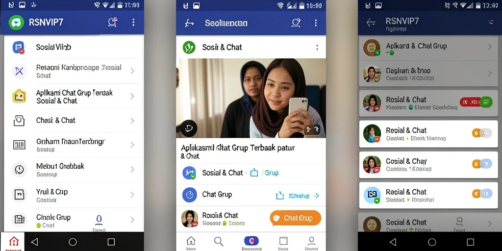 Tampilan antarmuka aplikasi RSNVIP7 yang menarik dan fungsional.